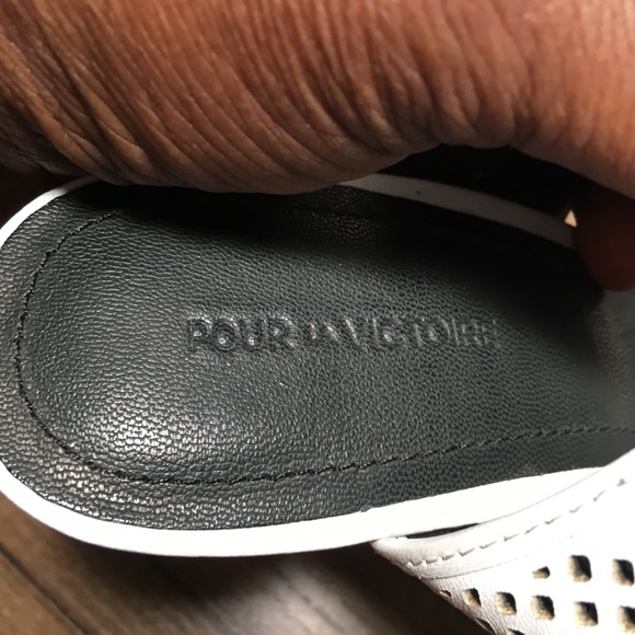 Pour La Victoire Georgette Leather Sandals SZ 6 - Picture 5 of 8